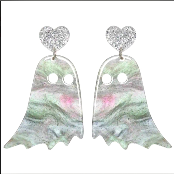 Jewelry - 🎉Host Pick🎉 Ghost Acrylic Earrings